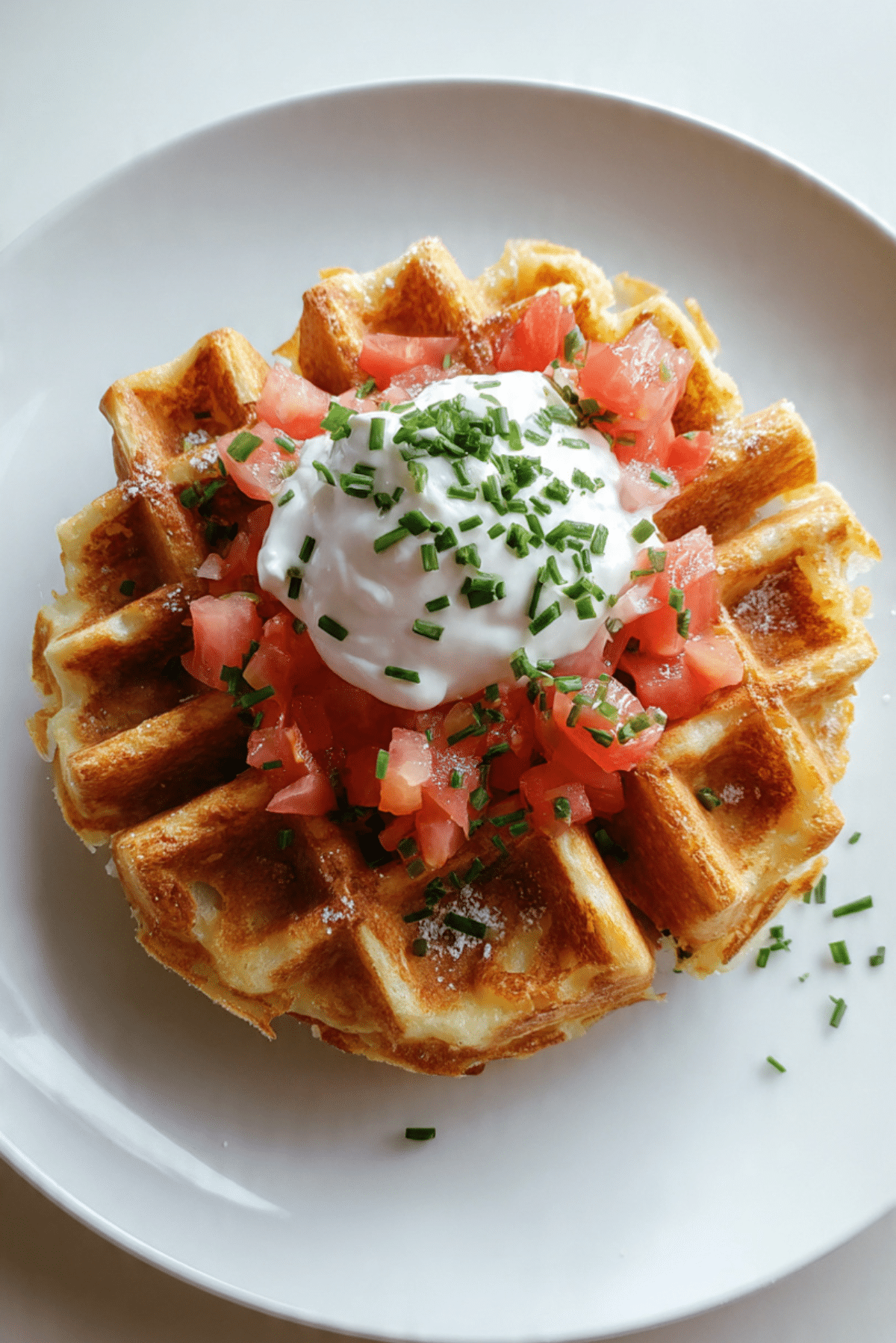 Potato & Cheese Waffle (Crotato Waffle)