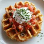 Potato & Cheese Waffle (Crotato Waffle)