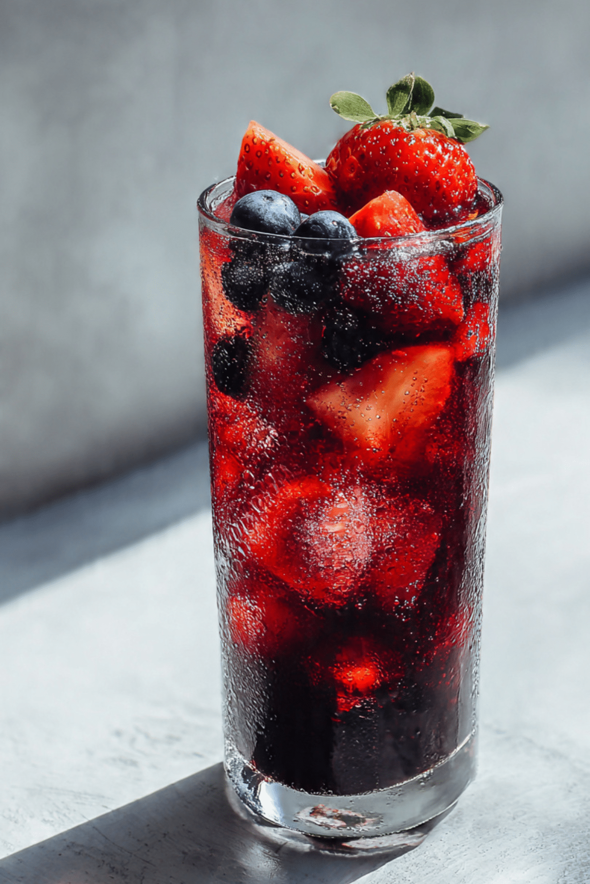 Iced Hibiscus Berry Drink