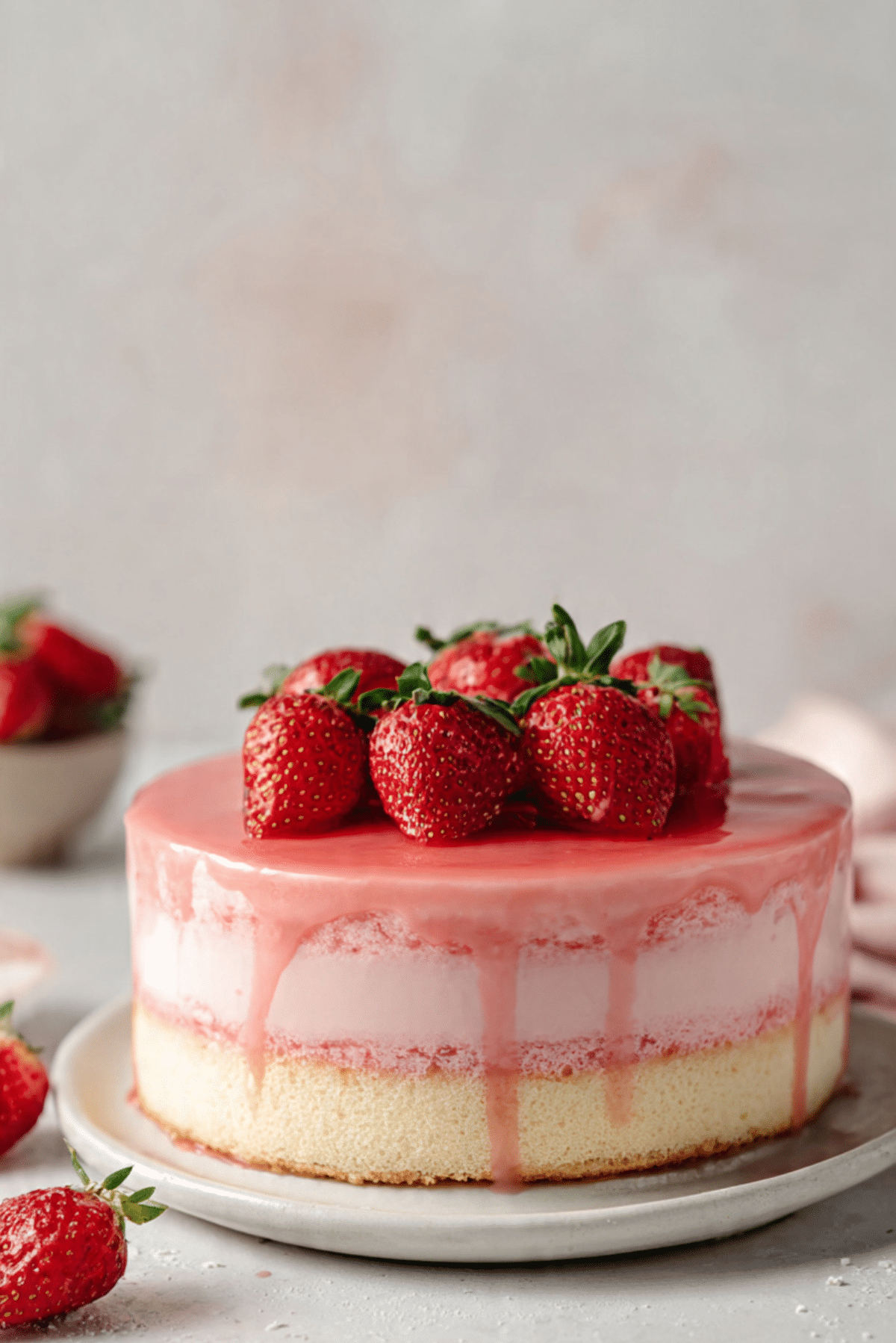 Strawberry Milk Cake