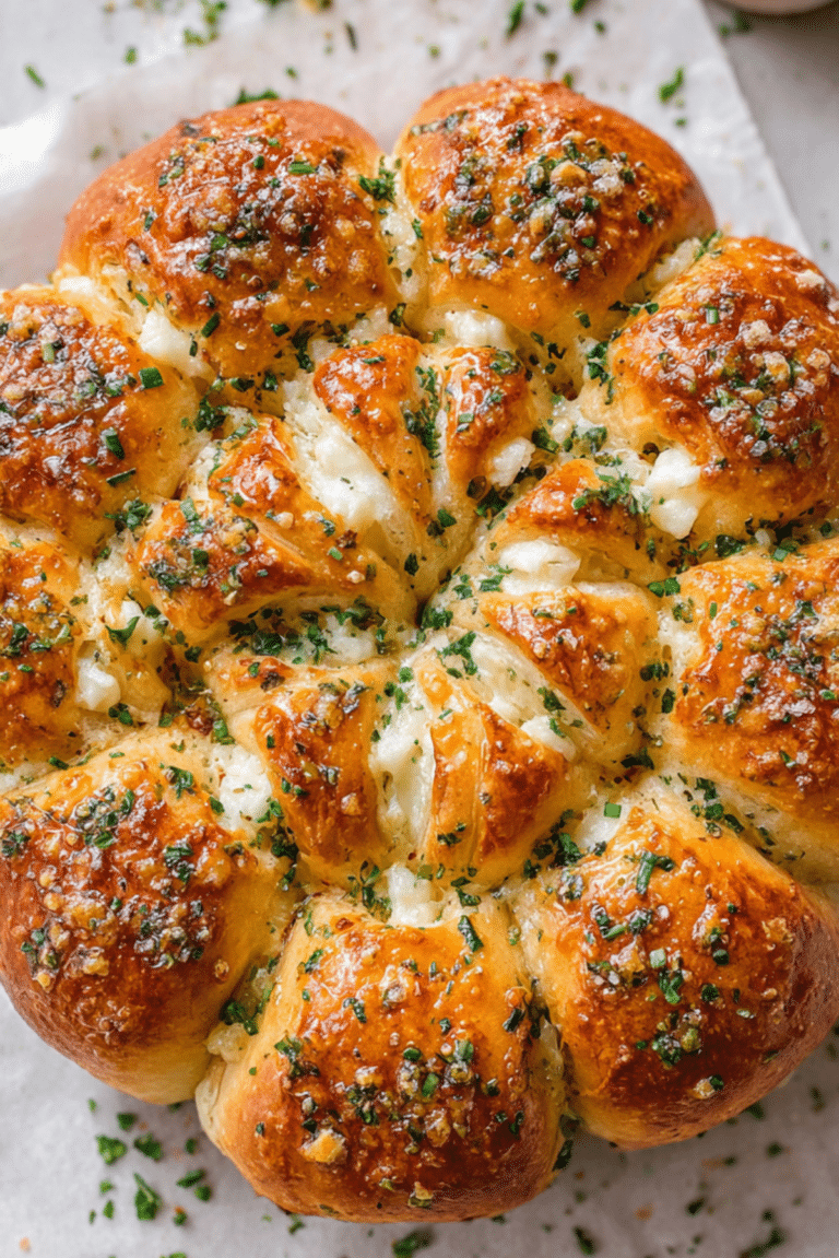 Korean Cream Cheese Garlic Bread