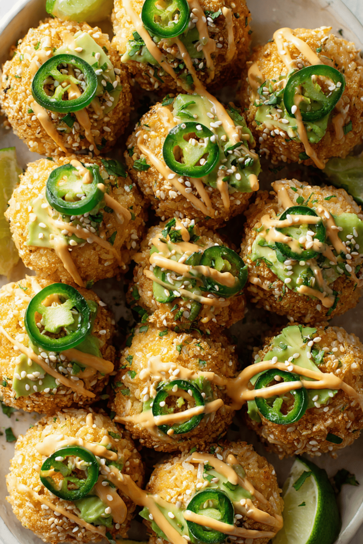 Crispy Rice Avocado Bites