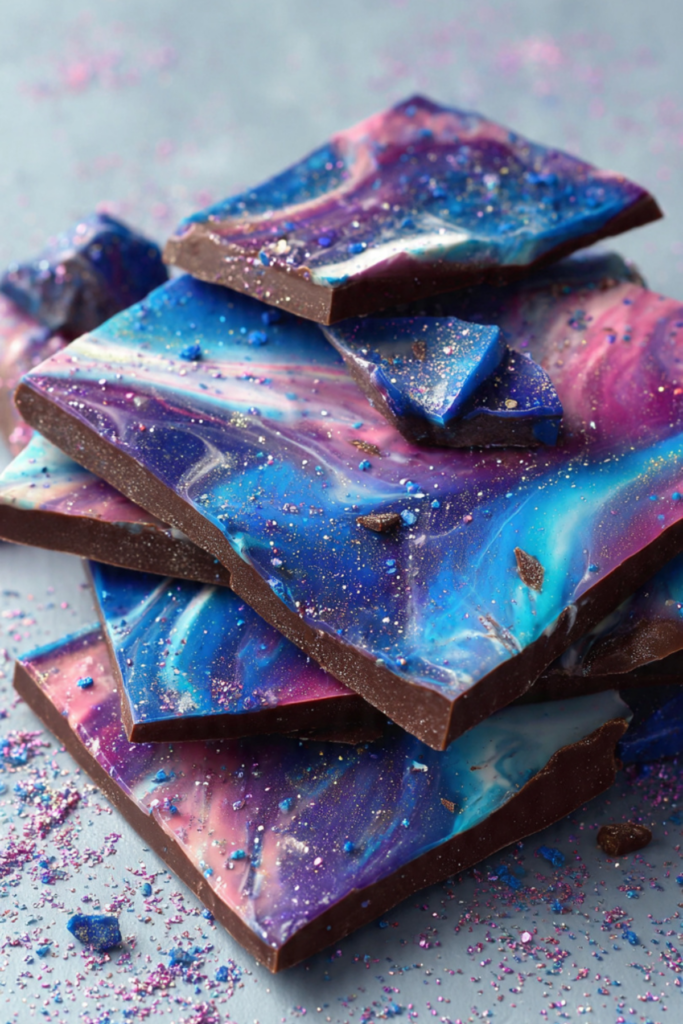Galaxy Chocolate Bark Dessert