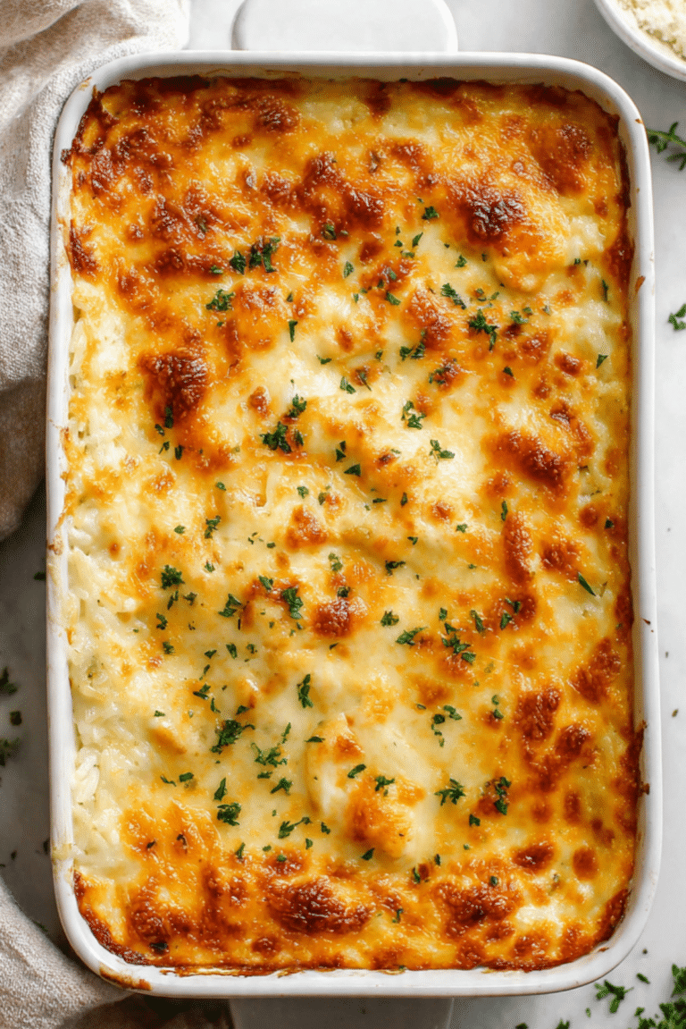 Cheesy Chicken Rice Bake