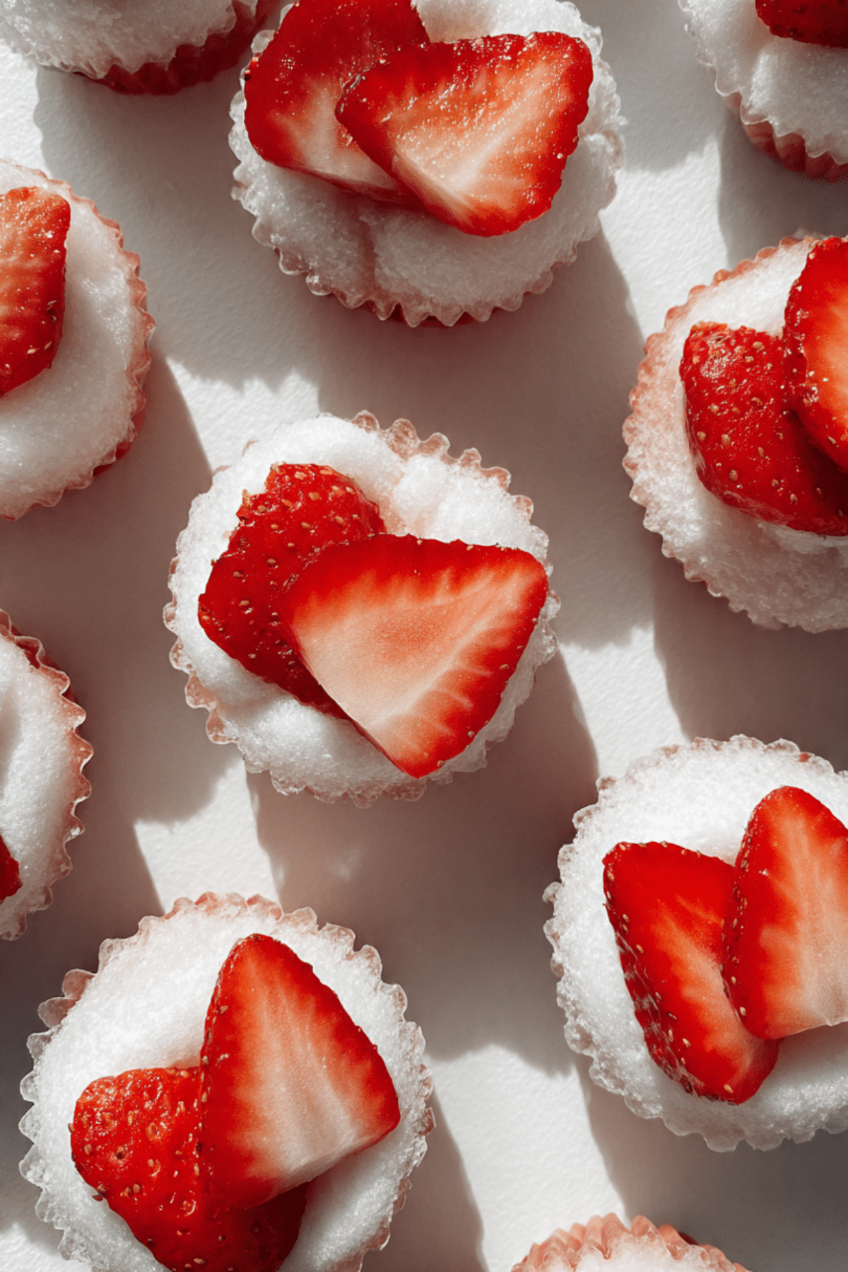 Strawberry Cream Mochi Cups
