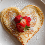 Heart Shape Pancake Art Breakfast
