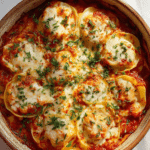 Deconstructed" Tofu Dumpling Lasagna