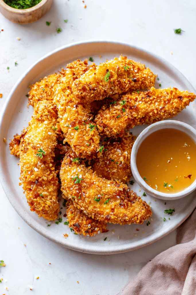 Crunchy Honey Cornflake Chicken Tenders