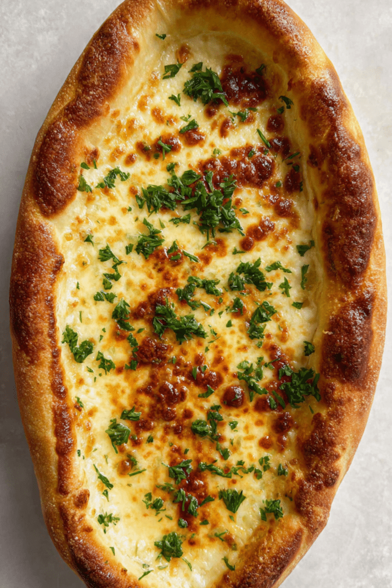 Turkish Cheese Pide