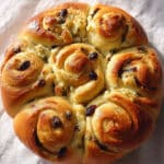 Feta Olive Swirl Bread