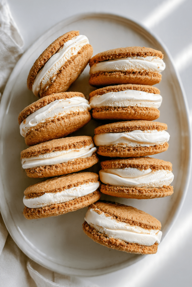 Biscoff Ice Cream Sandwiches
