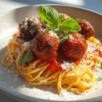Spaghetti with Taylor Swift's Meatballs