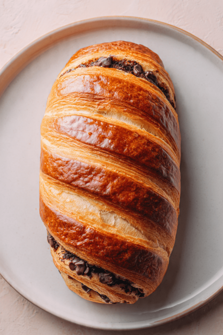 Chocolate Croissant Sourdough Loaf