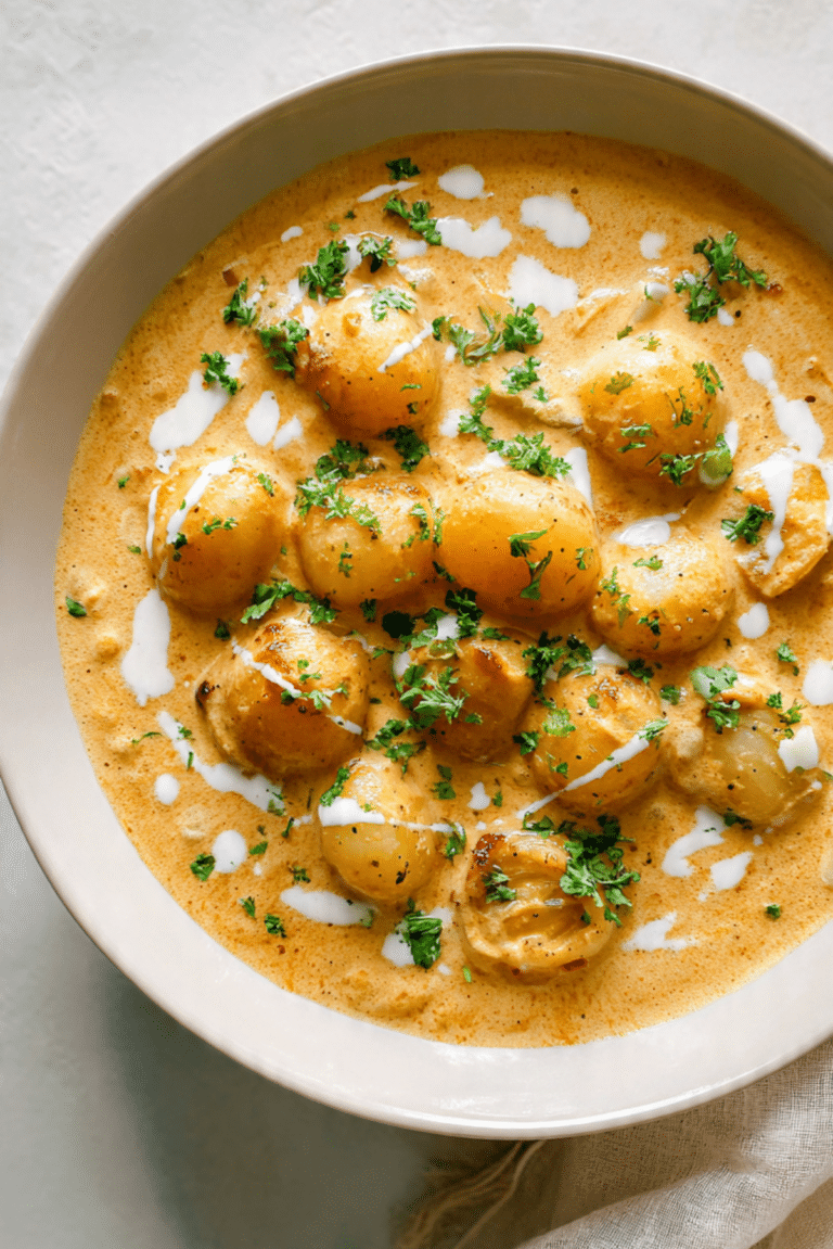 Malai Pyaz (Creamy Onion Curry)