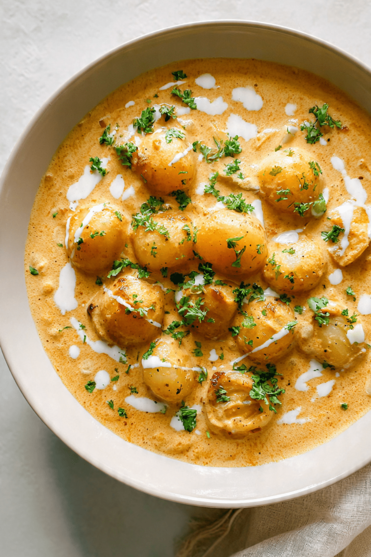 Malai Pyaz (Creamy Onion Curry)