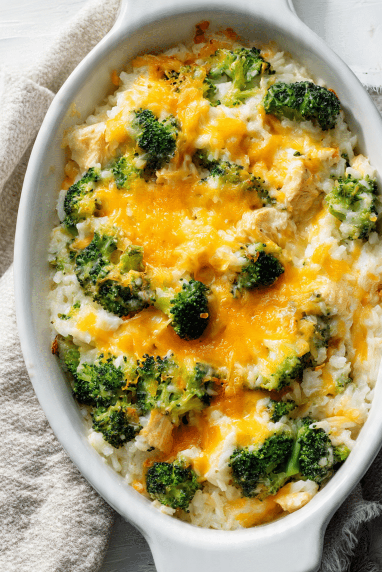 Keto Chicken Divan Cauliflower Bake