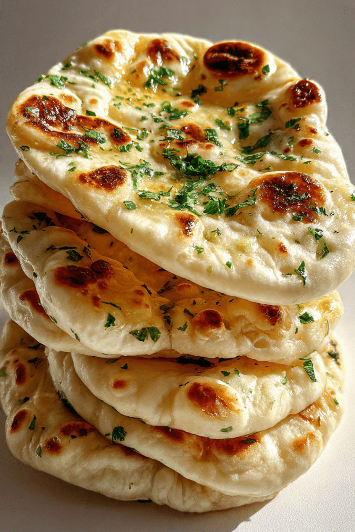 Garlic Yogurt Naan Bread
