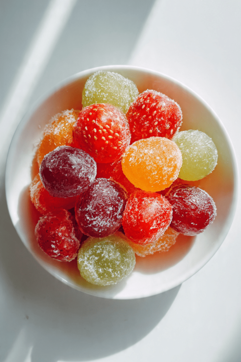 Crackling Sugar Fruit Glass Bites