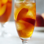 Iced Peach Tea Fresh Style