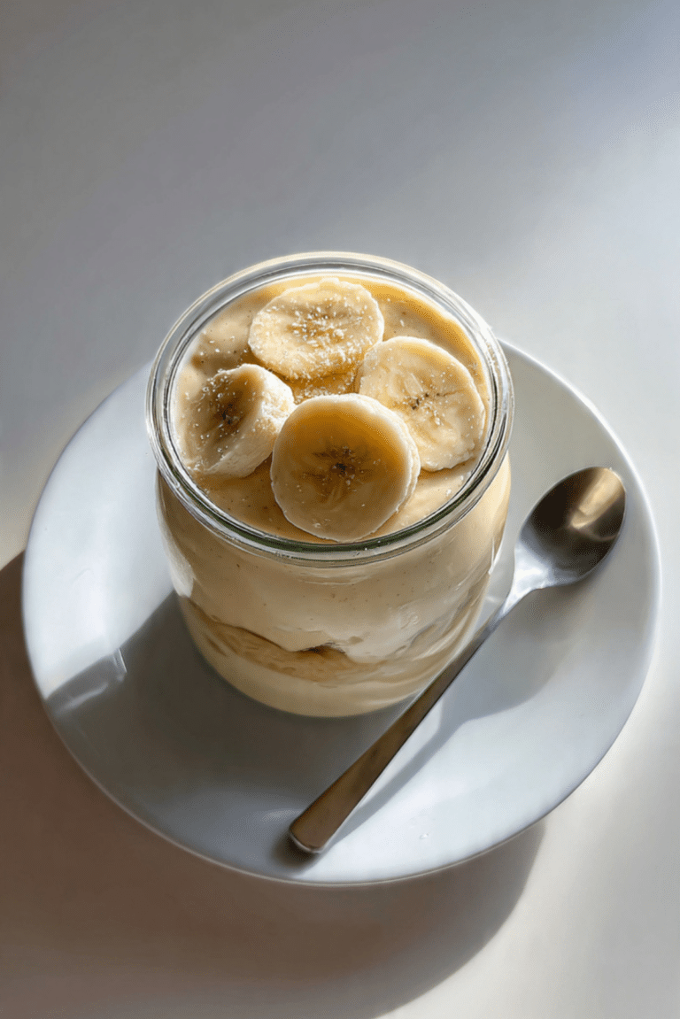 "Healthy" Banana Pudding