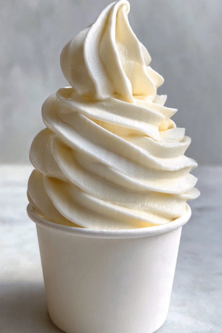 Vanilla Soft Serve Ice Cream