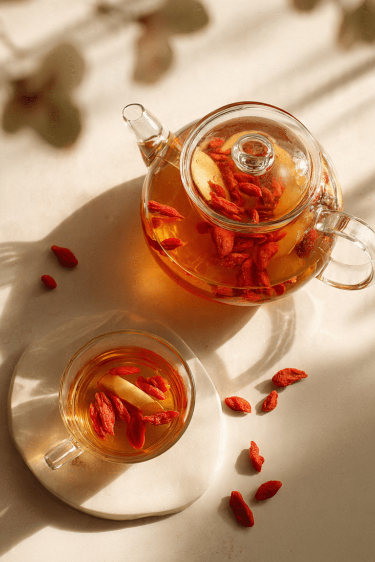 Apple and Goji Berry Tea (Chinese Baddy Tea)