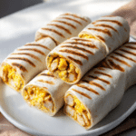 Mini Breakfast Burrito Chicken Egg