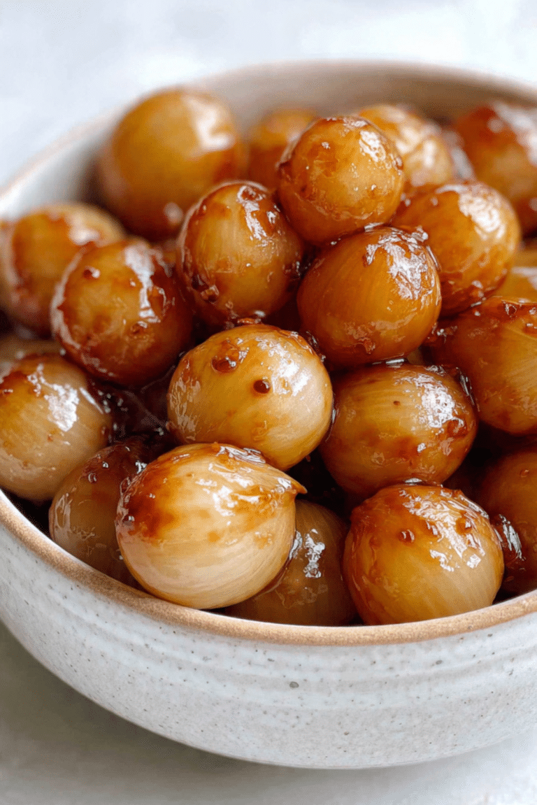Glazed Pearl Onions