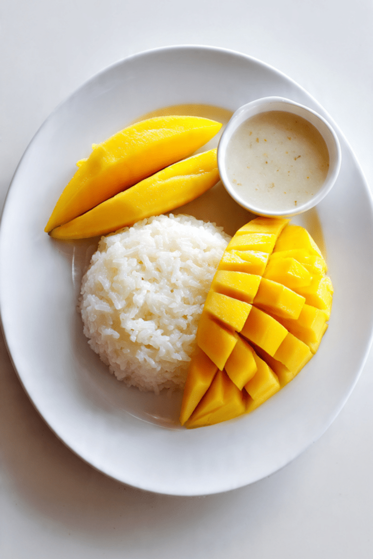 Coconut Mango Sticky Rice Sweet