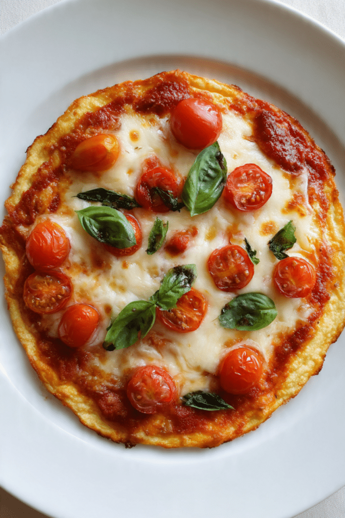 Crustless Cottage Cheese Pizza