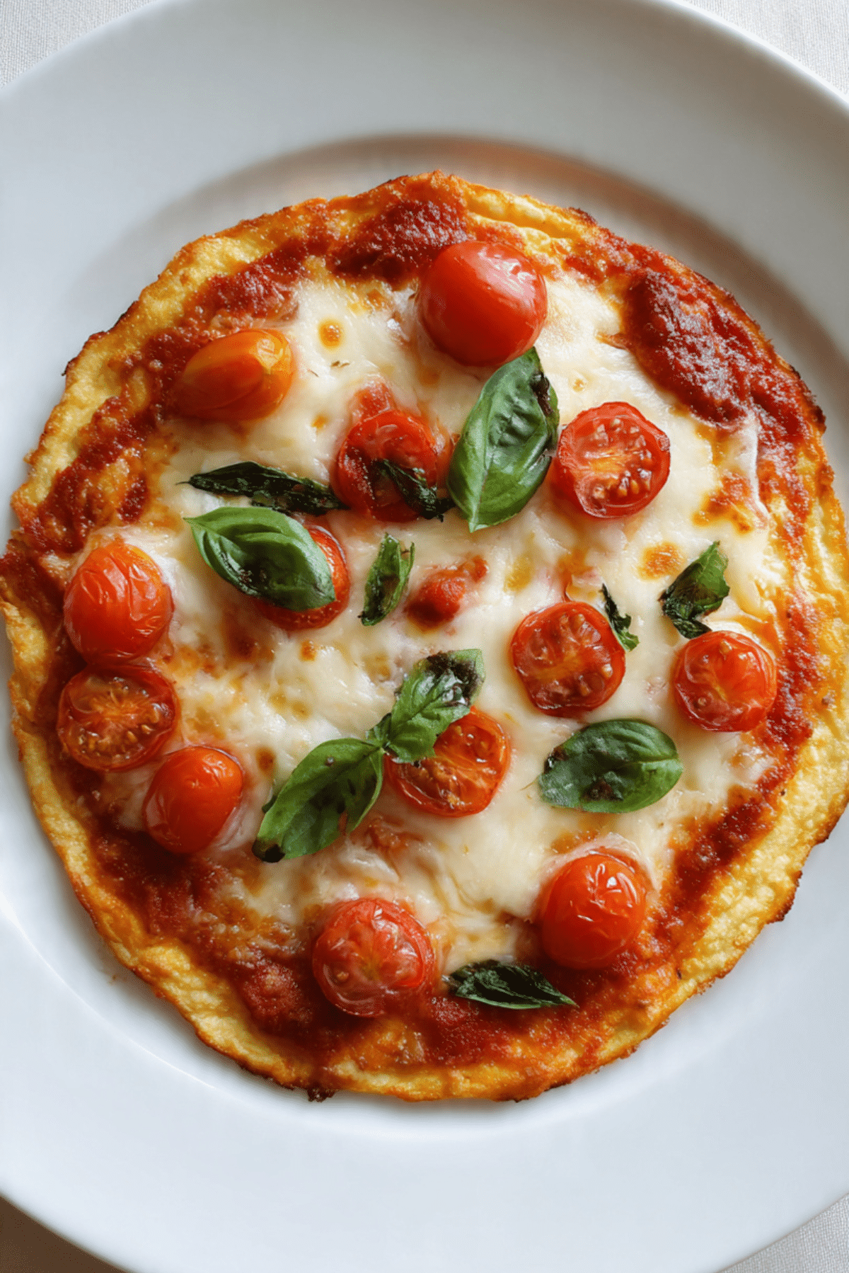 Crustless Cottage Cheese Pizza