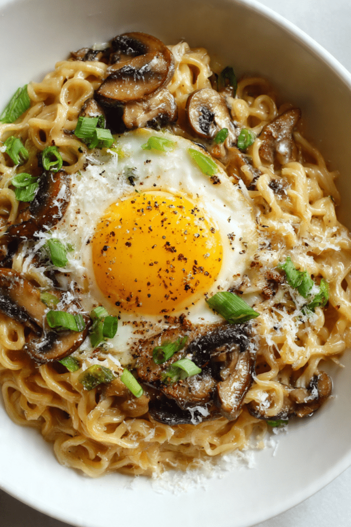 Asian-Style Carbonara Ramen