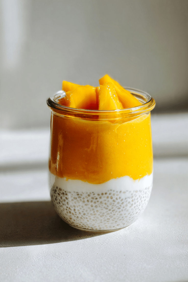 Mango Coconut Chia Cups