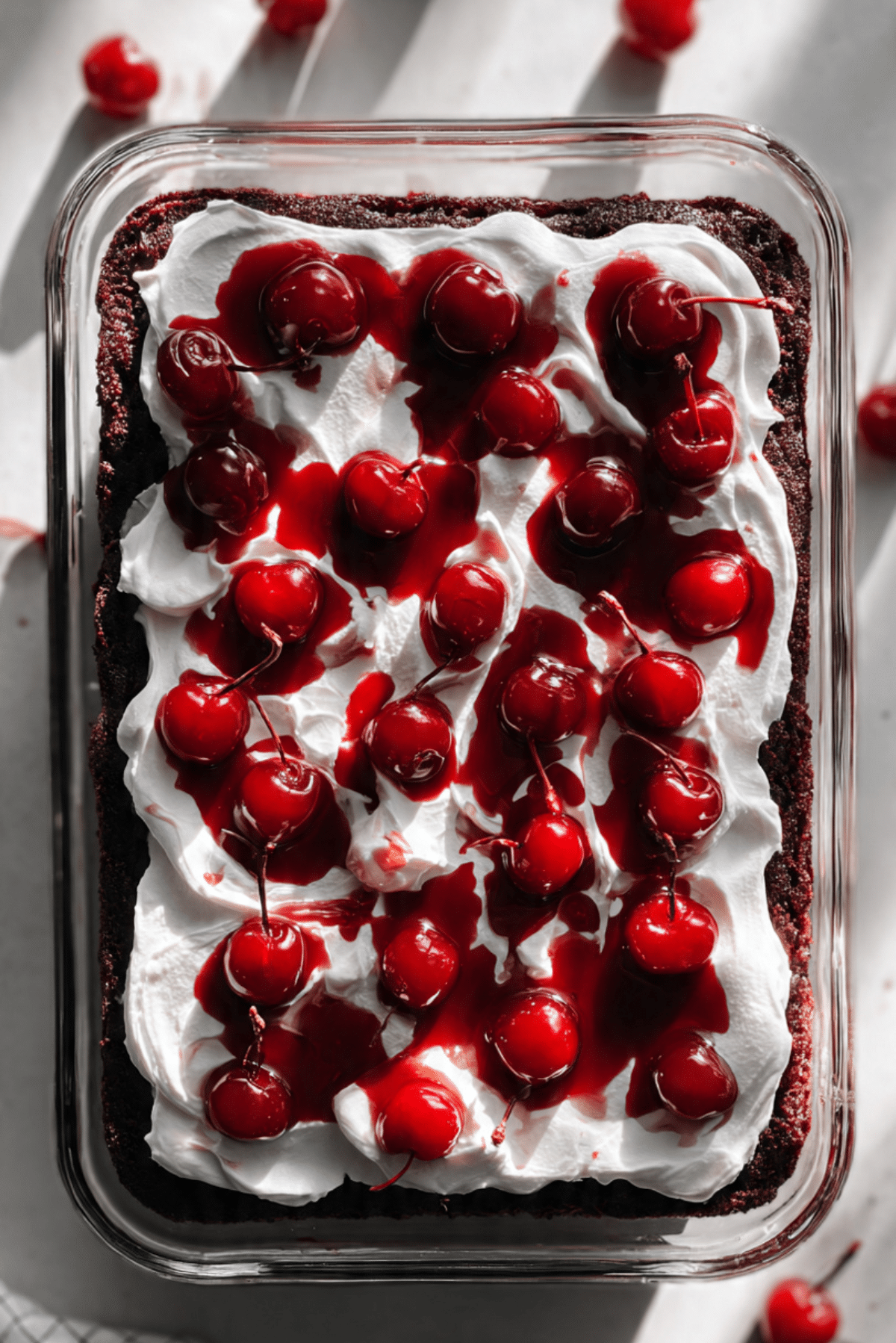 Cherry Coke Poke Cake