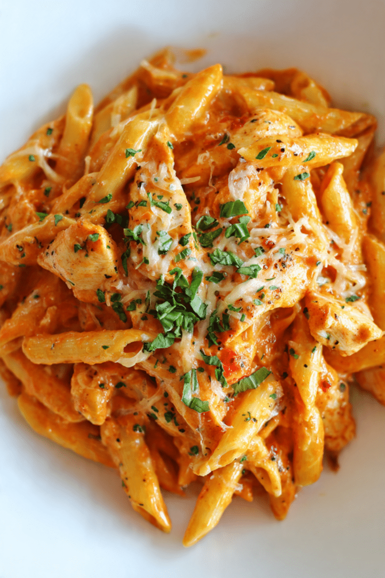 Creamy Tomato Chicken Pasta One Pot