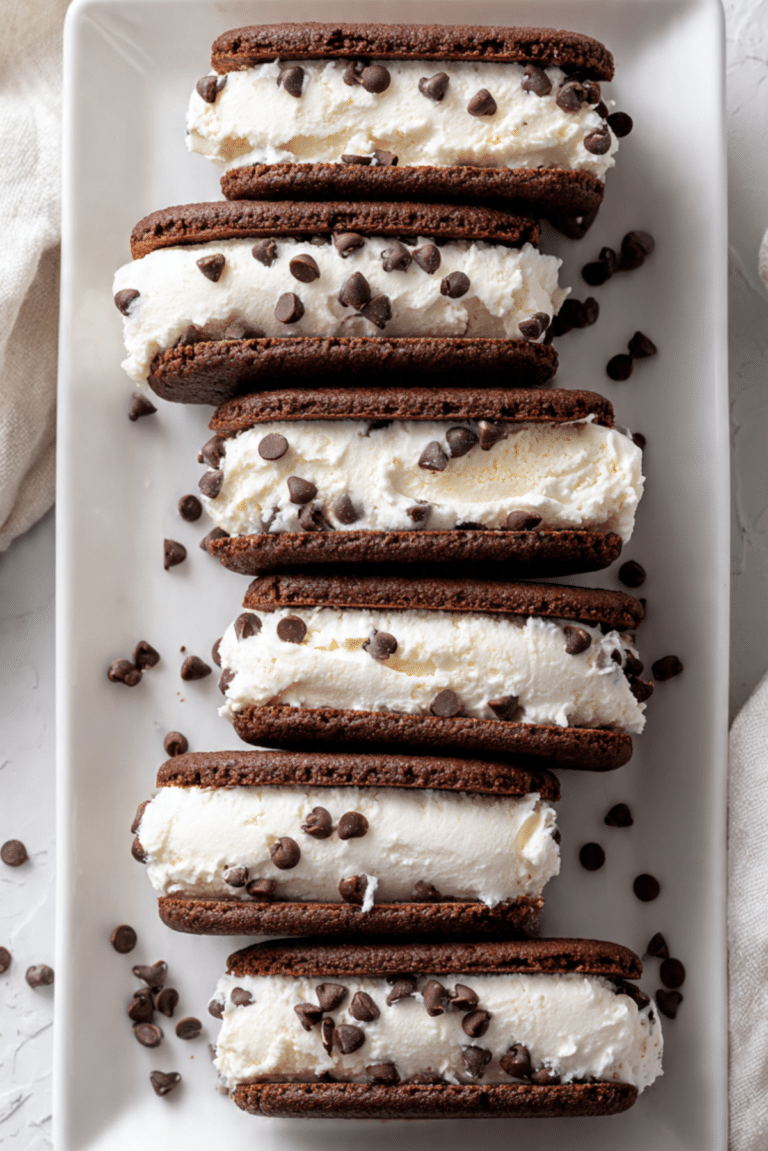 No-Churn Ice Cream Sandwiches