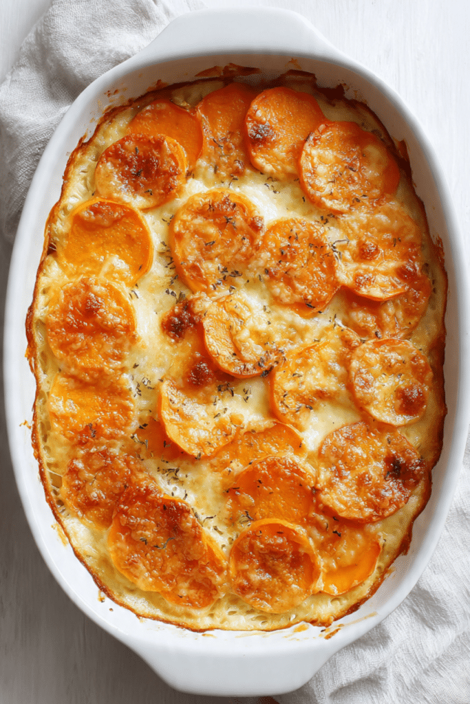 Sweet Potato Cheese Bake