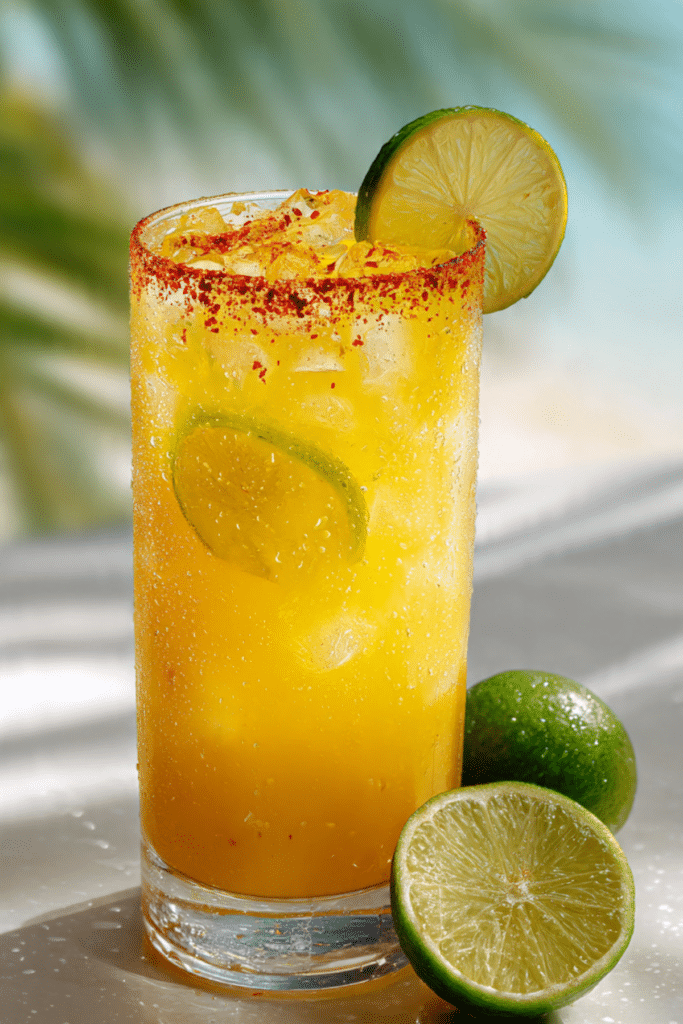 Iced Mango Chili Lime Splash Drink