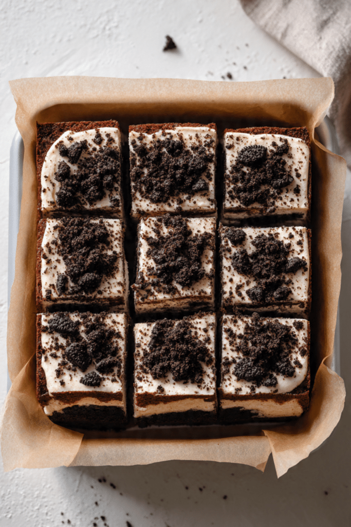 5-Ingredient Oreo Tiramisu Brownies